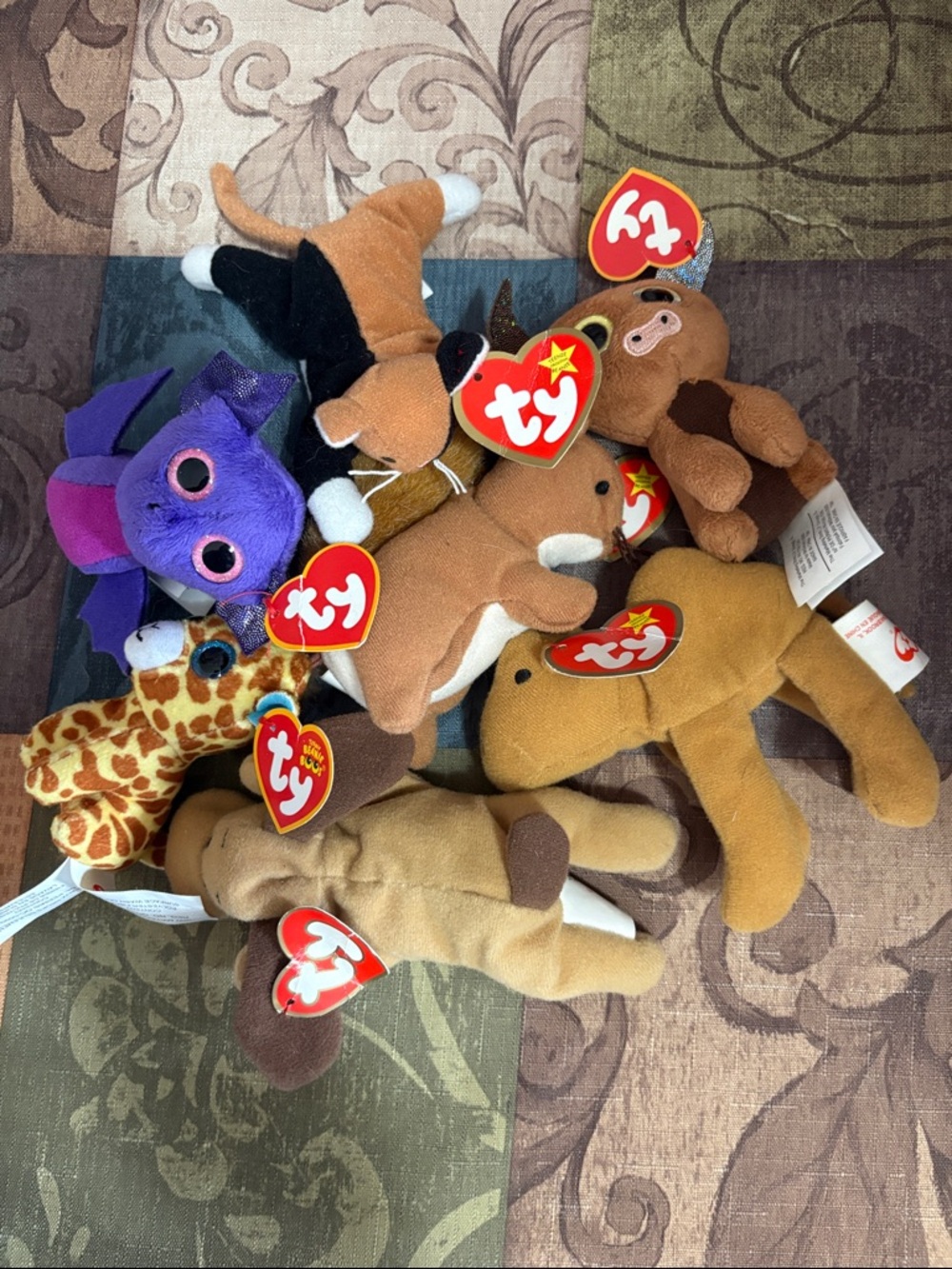 ⭐️Ty Plush⭐️Lot of 7 Mini Animals